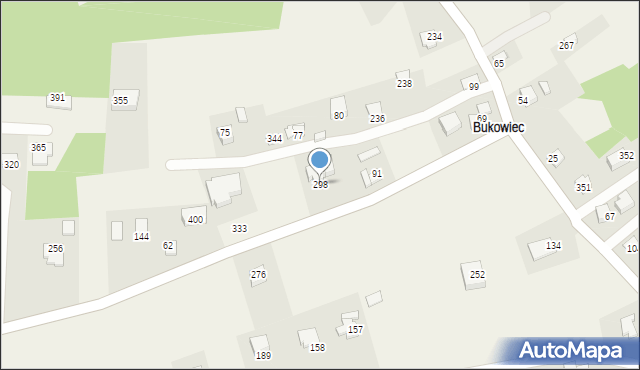 Biskupice, Biskupice, 298, mapa Biskupice