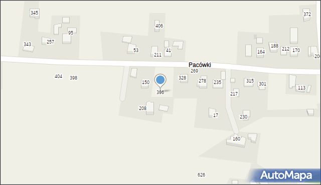 Biskupice, Biskupice, 396, mapa Biskupice