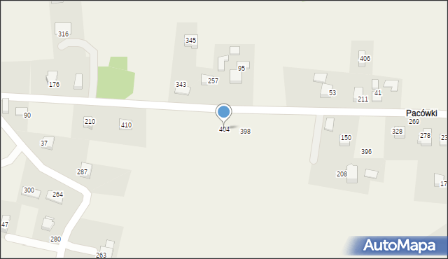 Biskupice, Biskupice, 404, mapa Biskupice