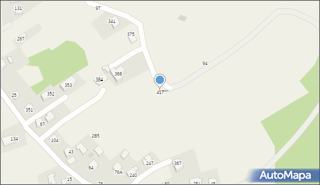 Biskupice, Biskupice, 417, mapa Biskupice