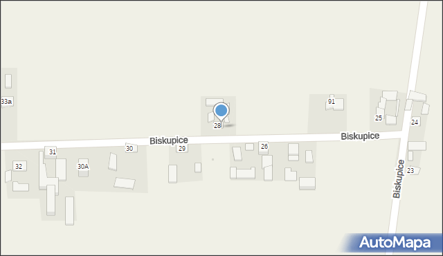 Biskupice, Biskupice, 27, mapa Biskupice