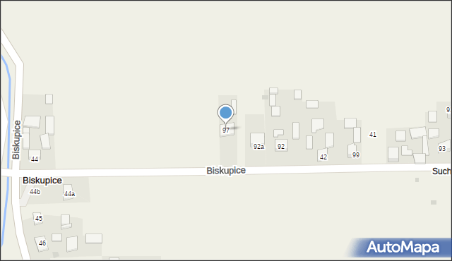 Biskupice, Biskupice, 97, mapa Biskupice