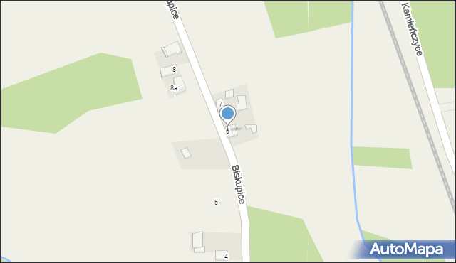 Biskupice, Biskupice, 6, mapa Biskupice