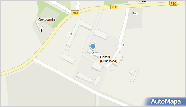 Biskupice, Biskupice, 10c, mapa Biskupice