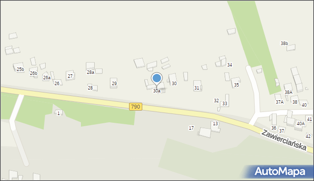 Biskupice, Biskupice, 30a, mapa Biskupice