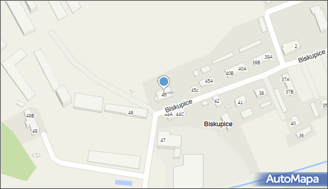 Biskupice, Biskupice, 46, mapa Biskupice