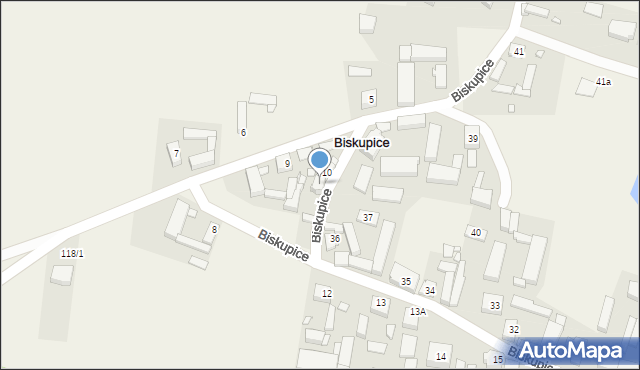 Biskupice, Biskupice, 11, mapa Biskupice