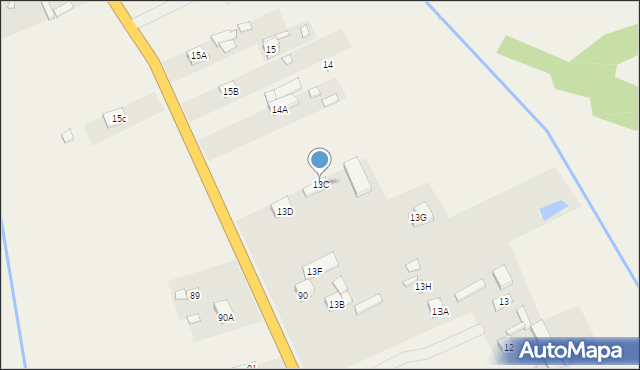 Biskupice, Biskupice, 13C, mapa Biskupice