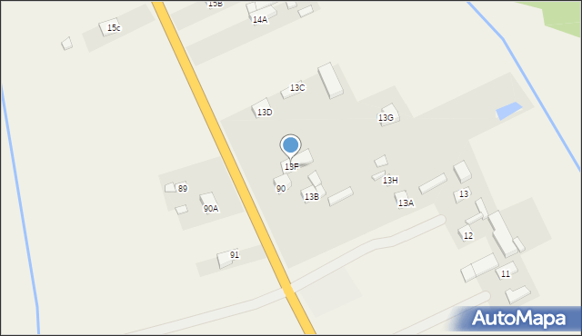 Biskupice, Biskupice, 13F, mapa Biskupice