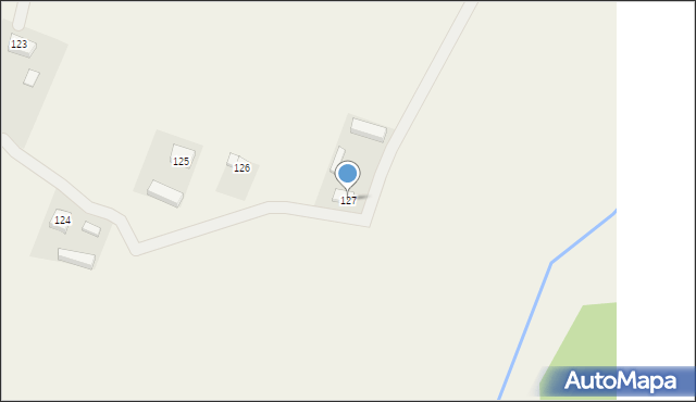 Biskupice Zabaryczne, Biskupice Zabaryczne, 127, mapa Biskupice Zabaryczne