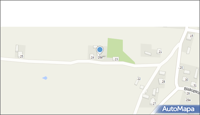 Biskupice Zabaryczne, Biskupice Zabaryczne, 24a, mapa Biskupice Zabaryczne