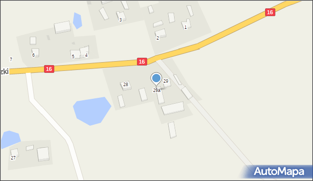 Biskupiczki, Biskupiczki, 29a, mapa Biskupiczki