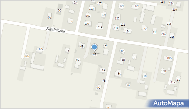 Biskupie-Kolonia, Biskupie-Kolonia, 6E, mapa Biskupie-Kolonia