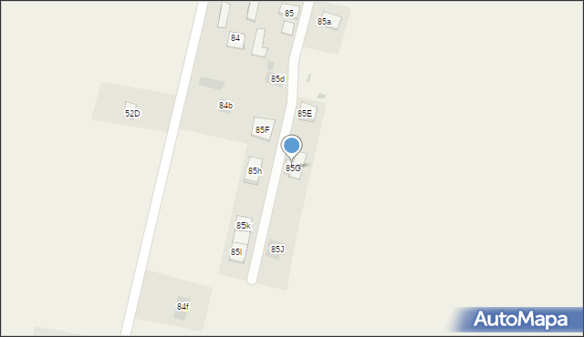 Biskupie-Kolonia, Biskupie-Kolonia, 85G, mapa Biskupie-Kolonia