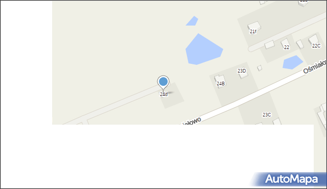 Biskupin, Biskupin, 24d, mapa Biskupin