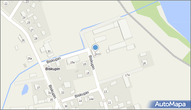 Biskupin, Biskupin, 17, mapa Biskupin