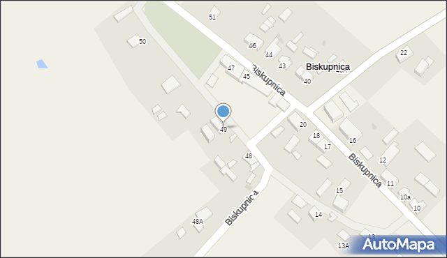 Biskupnica, Biskupnica, 49, mapa Biskupnica