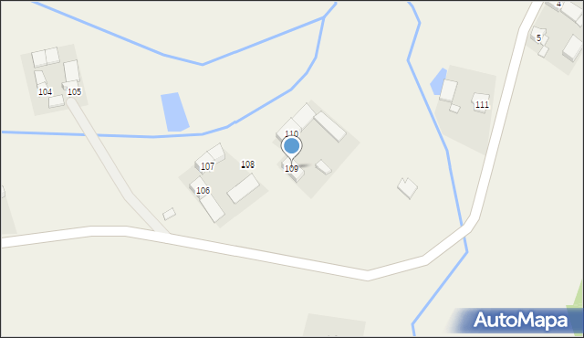 Biskupów, Biskupów, 109, mapa Biskupów