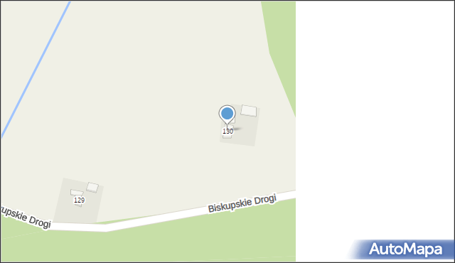Biskupskie Drogi, Biskupskie Drogi, 130, mapa Biskupskie Drogi