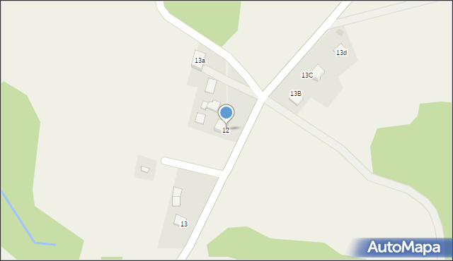 Bistuszowa, Bistuszowa, 12, mapa Bistuszowa