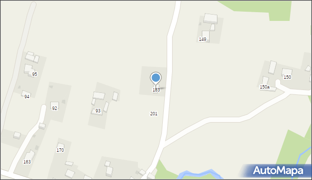 Bistuszowa, Bistuszowa, 183, mapa Bistuszowa