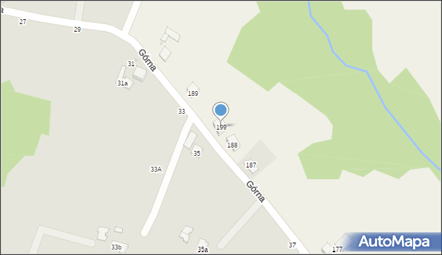 Bistuszowa, Bistuszowa, 199, mapa Bistuszowa