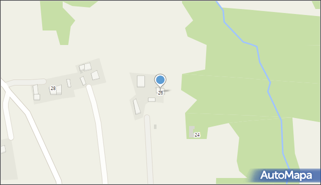 Bistuszowa, Bistuszowa, 26, mapa Bistuszowa