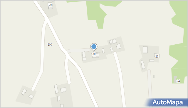 Bistuszowa, Bistuszowa, 28, mapa Bistuszowa