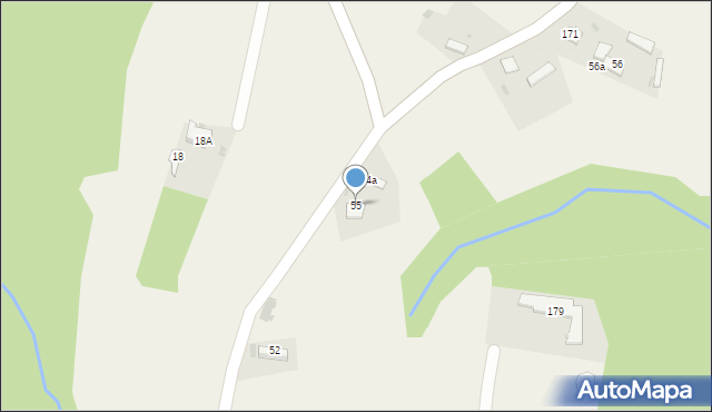 Bistuszowa, Bistuszowa, 55, mapa Bistuszowa