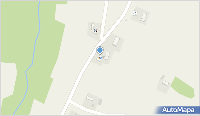 Bistuszowa, Bistuszowa, 60, mapa Bistuszowa