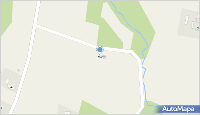 Bistuszowa, Bistuszowa, 70a, mapa Bistuszowa