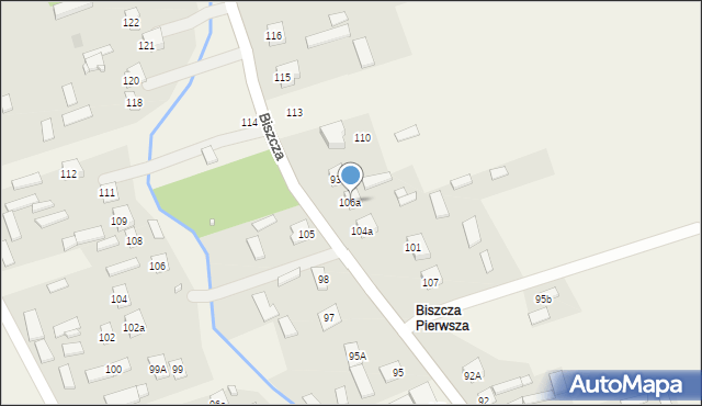 Biszcza, Biszcza, 106a, mapa Biszcza