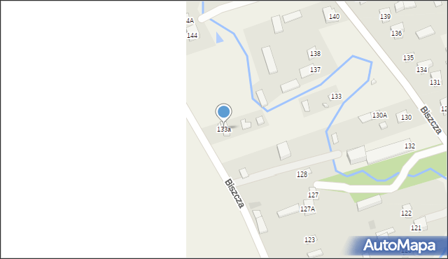 Biszcza, Biszcza, 133a, mapa Biszcza