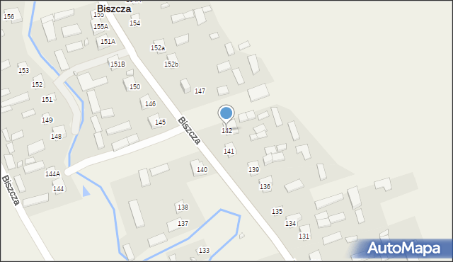 Biszcza, Biszcza, 142, mapa Biszcza