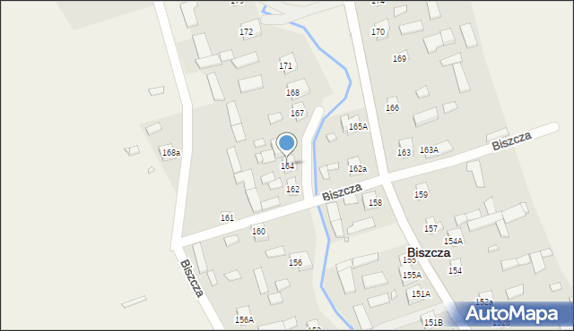 Biszcza, Biszcza, 164, mapa Biszcza