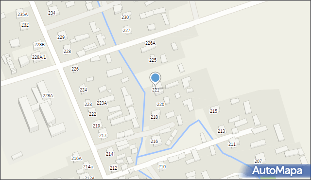 Biszcza, Biszcza, 221, mapa Biszcza