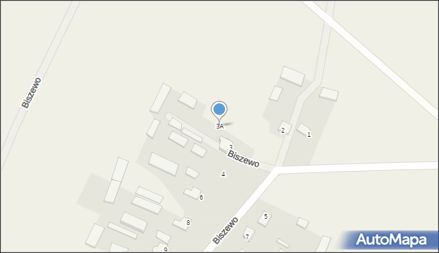 Biszewo, Biszewo, 3A, mapa Biszewo