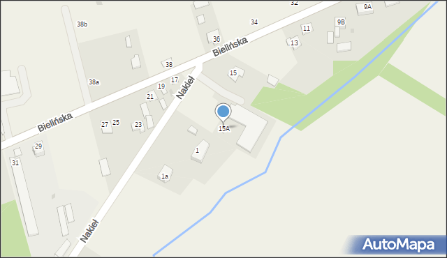Brańszczyk, Bielińska, 15A, mapa Brańszczyk