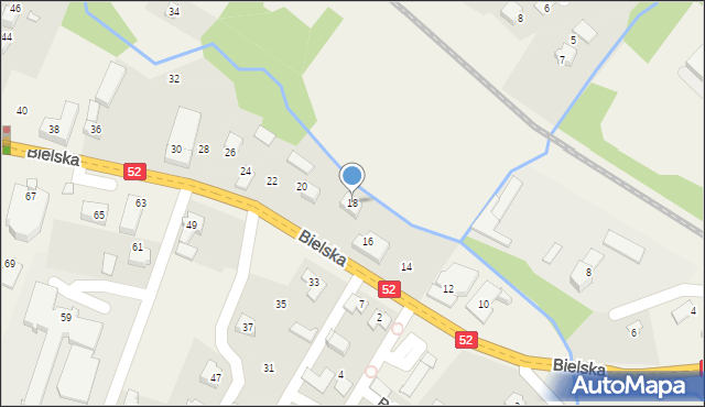 Bulowice, Bielska, 18, mapa Bulowice