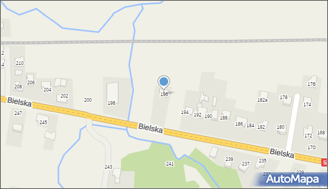 Bulowice, Bielska, 196, mapa Bulowice