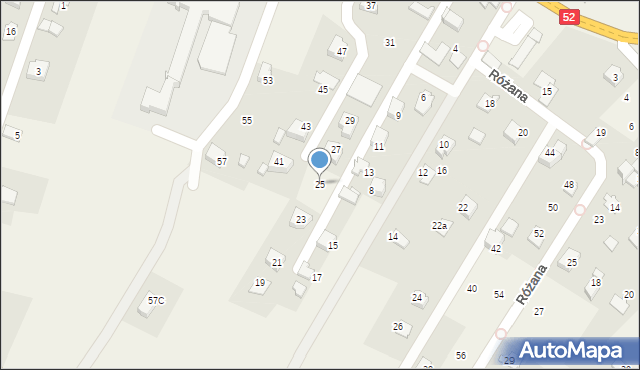 Bulowice, Bielska, 25, mapa Bulowice