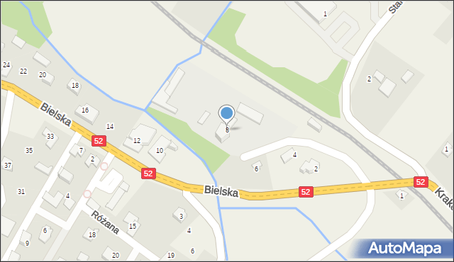 Bulowice, Bielska, 8, mapa Bulowice