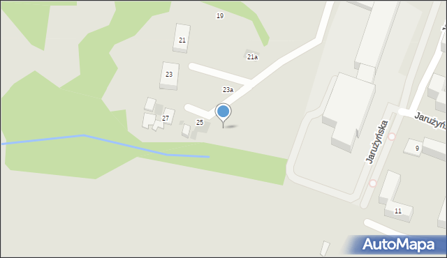 Bydgoszcz, Bieszczadzka, 23, mapa Bydgoszczy