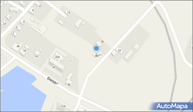 Chybie, Bielska, 38c, mapa Chybie
