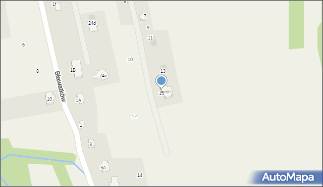 Czaniec, Biwakowa, 15, mapa Czaniec