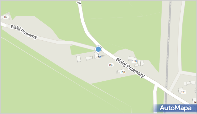 Dąbrowa Górnicza, Białej Przemszy, 160, mapa Dąbrowa Górnicza