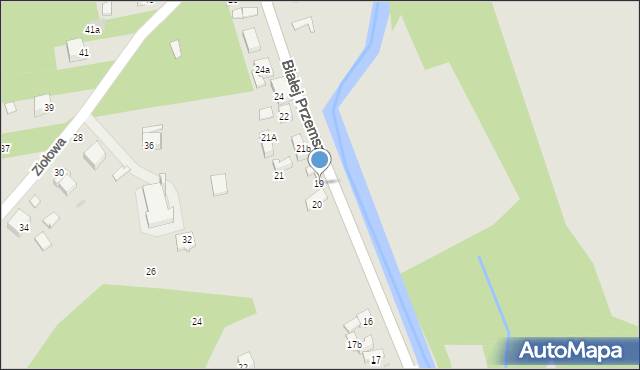 Dąbrowa Górnicza, Białej Przemszy, 19, mapa Dąbrowa Górnicza