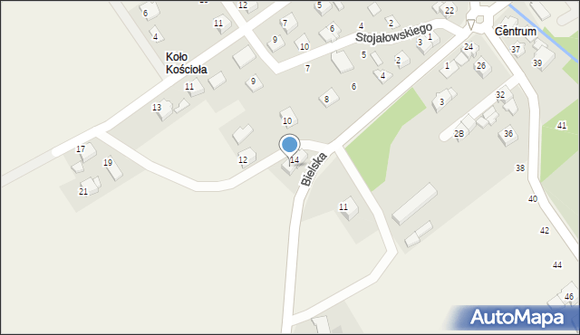 Dankowice, Bielska, 16, mapa Dankowice