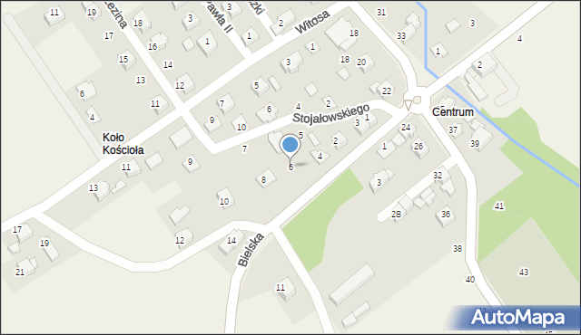 Dankowice, Bielska, 6, mapa Dankowice