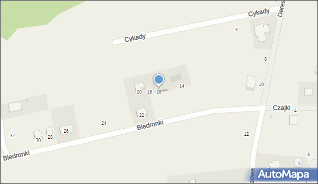 Dobra, Biedronki, 16, mapa Dobra